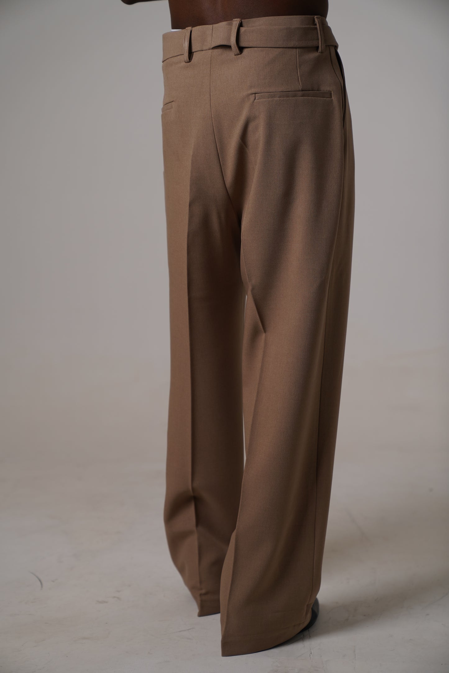 tailored wide leg trouser
