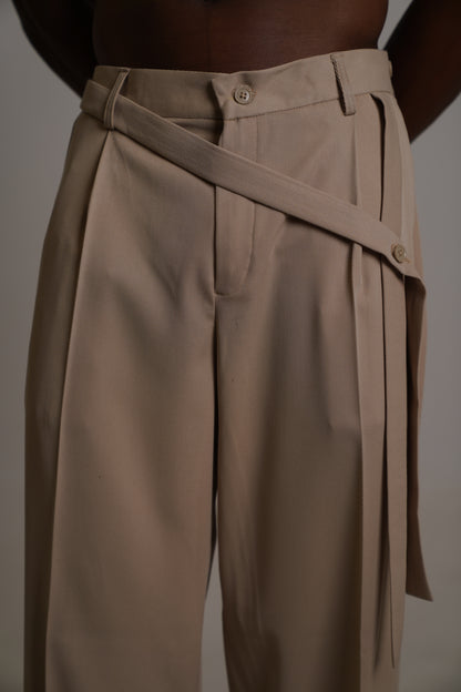 tailored wide leg trouser