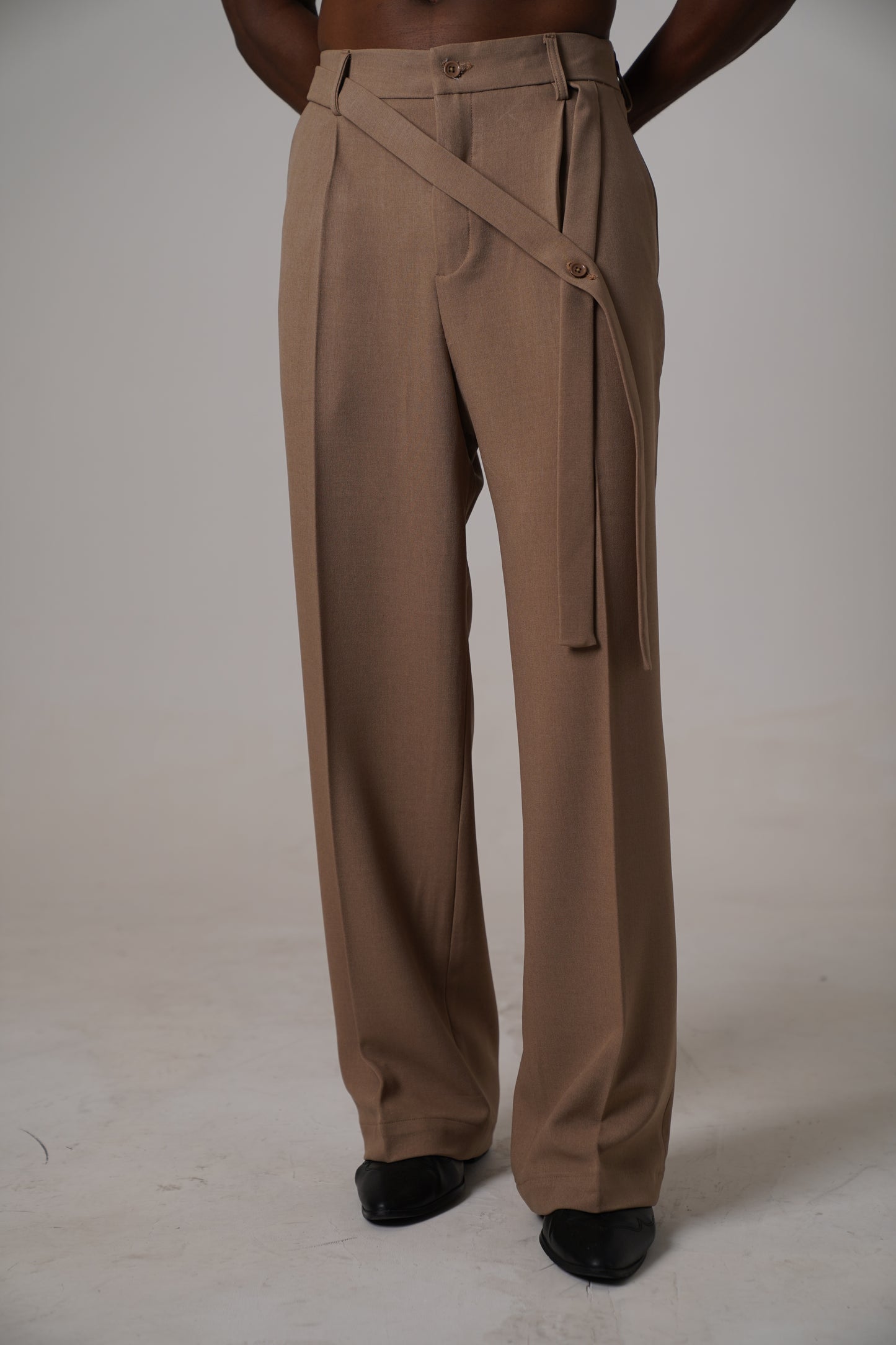 tailored wide leg trouser