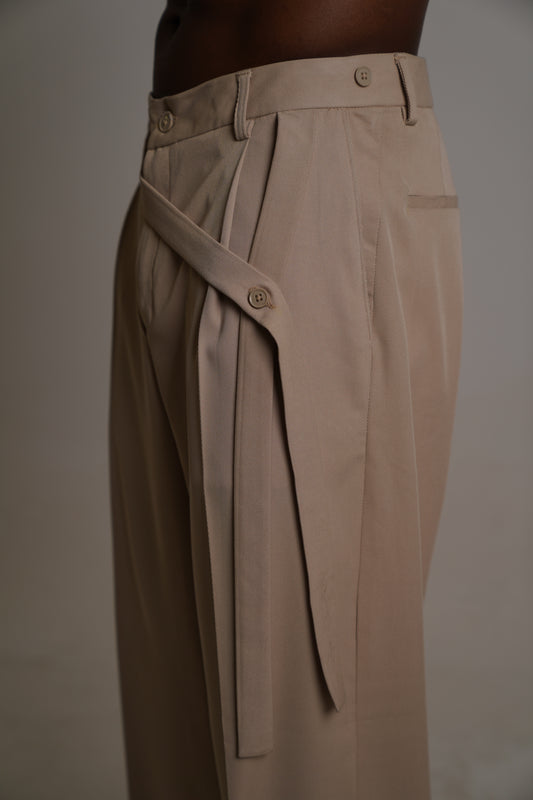 tailored wide leg trouser