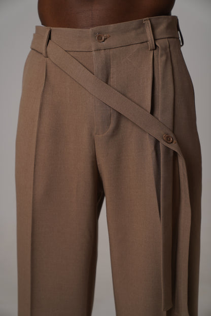 tailored wide leg trouser