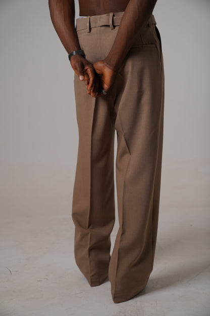 tailored wide leg trouser